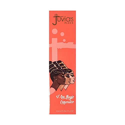 Juvia's Place I Am Magic Liquid Concealer - J17 Medium-tan w/Warm Undertone/0.34 fl oz, Full Coverage Concealer, Makeup Concealer, Hydrating Concealer, Waterproof Concealer, Long Wear Concealer