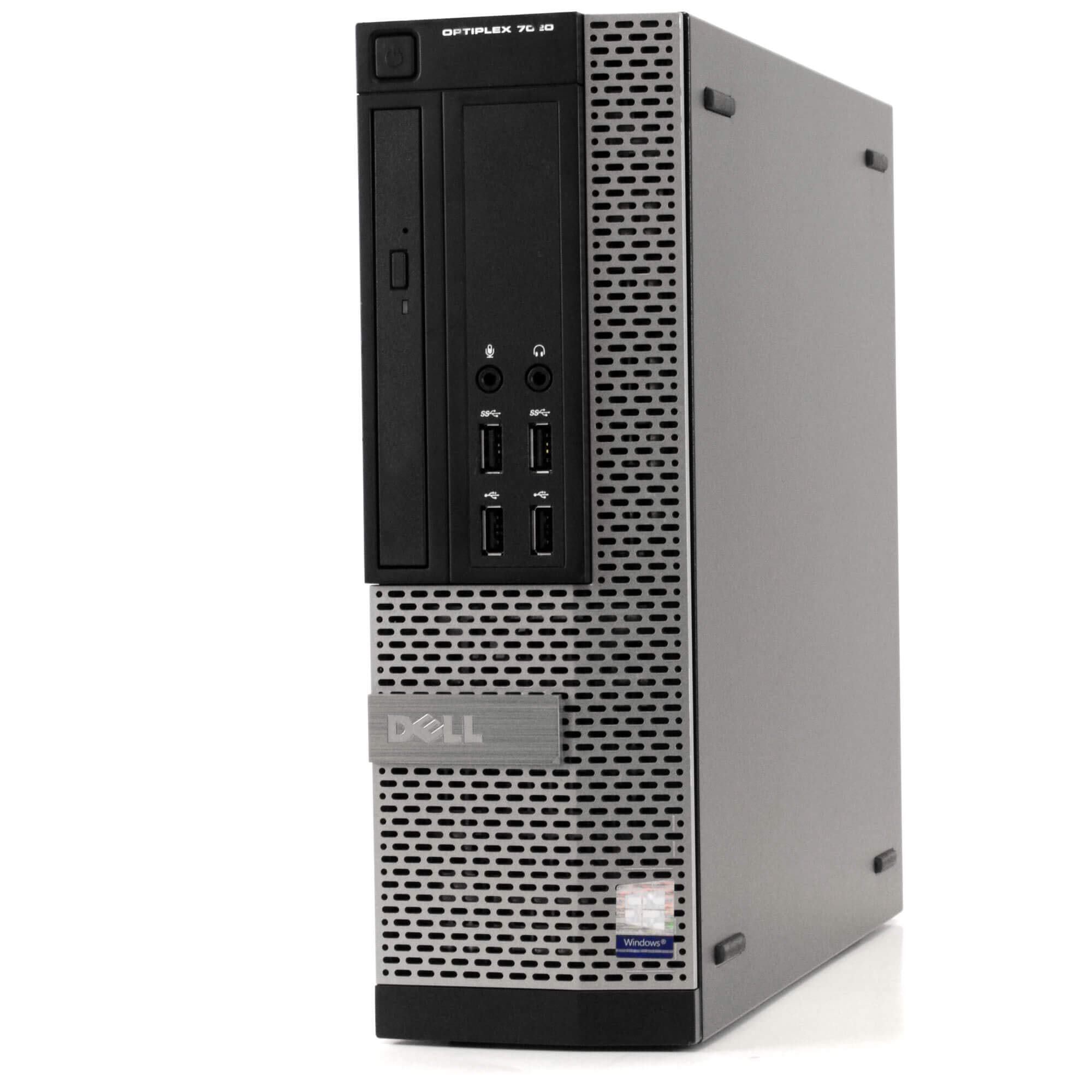 Dell OptiPlex 7020, 22 Inch LCD, Intel Quad Core i5 3.3GHz, 8GB RAM, 500GB HDD, DVD, Windows 10 Pro (Renewed)