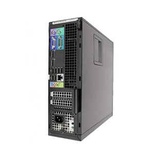 Dell Optiplex 9010 Desktop Computer - Intel Core i7 3.4GHz, 16GB DDR3, 2TB SSD (2X New 1TB SS, Windows 10 Pro 64-Bit, WiFi, DVD-ROM (Renewed)