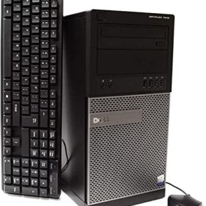 Dell OptiPlex 7010 Minitower Desktop PC - Intel Core i5-3470, 3.2GHz, 8GB, 512GB SSD, DVD, Windows 10 Professional (Renewed)