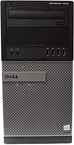 Dell OptiPlex 7010 Minitower Desktop PC - Intel Core i5-3470, 3.2GHz, 8GB, 512GB SSD, DVD, Windows 10 Professional (Renewed)