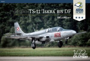 arma hobby 1/72 scale ts-11 iskra deluxe set - airplane series plastic model kit #70001