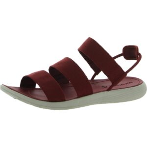 merrell womens duskair calais casual slingback sandals red 9 medium (b,m)