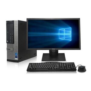 dell optiplex 9010 desktop computer - intel core i7 3.4ghz, 16gb ddr3, new 1tb ssd, windows 10 pro 64-bit, wifi + new 24 lcd monitor (renewed)