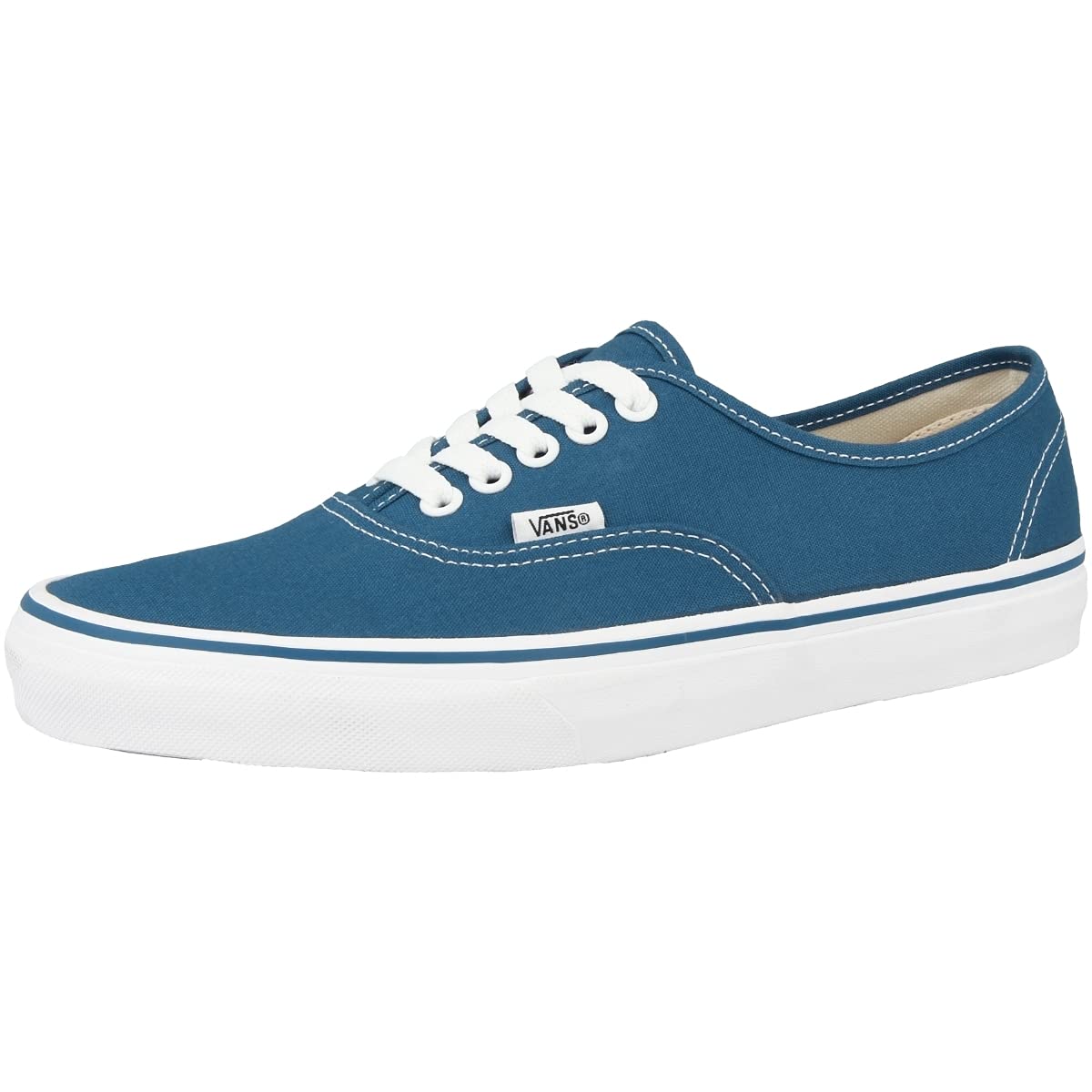 Vans Authentic Navy Navy (White),Size 7 Women/5.5 Men