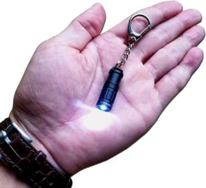 nitefox e1 smallest super tiny keychain flashlight bright long lifetime waterproof key ring light for everyday edc emergency dog walking sleeping reading nice gift for family kids parents friends