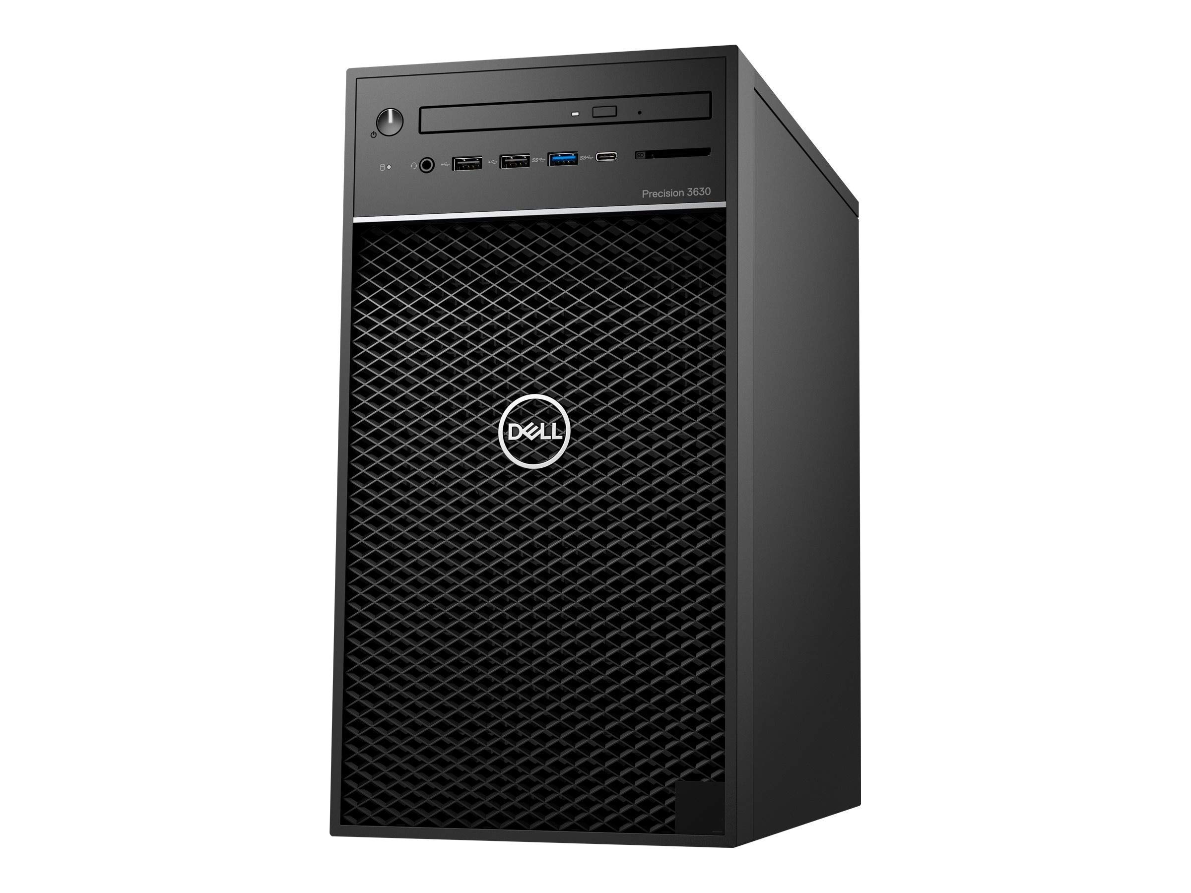 Dell 467DG Dell Precision 3630 Desktop Workstation with Intel Core i7-8700K Hexa-core 3.7 GHz, 16GB RAM, 512GB SSD, Black (Renewed)