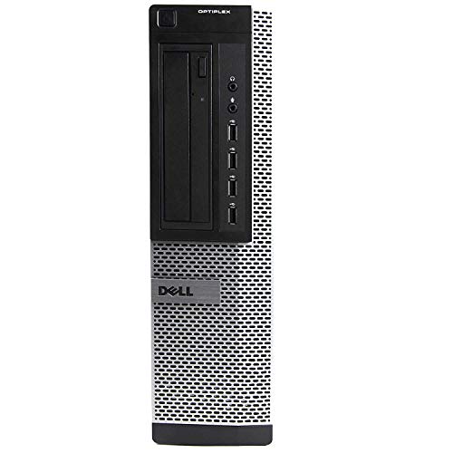 Dell Desktop Computer, Quad Core i5 3.1GHz, 8GB Ram, 500GB, Dual 22inch LCD, DVD, Wi-Fi, Keyboard, Mouse, Bluetooth, Windows 10 Pro Compatible with Dell OptiPlex 790 (Renewed)