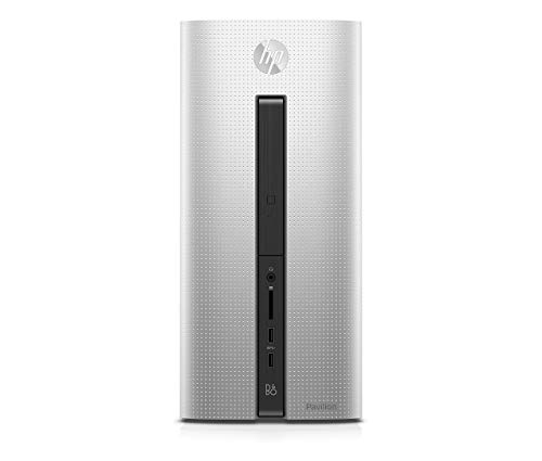 HP Pavilion Desktop 550-126 i5-6400 2.7GHz 12GB 1TB DVDRW W10 64-Bit, Silver, Large (Renewed)