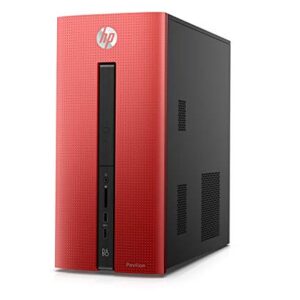 HP Pavilion Desktop 550-126 i5-6400 2.7GHz 12GB 1TB DVDRW W10 64-Bit, Silver, Large (Renewed)