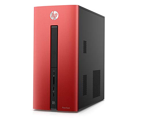 HP Pavilion Desktop 550-126 i5-6400 2.7GHz 12GB 1TB DVDRW W10 64-Bit, Silver, Large (Renewed)