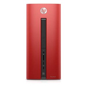 HP Pavilion Desktop 550-126 i5-6400 2.7GHz 12GB 1TB DVDRW W10 64-Bit, Silver, Large (Renewed)