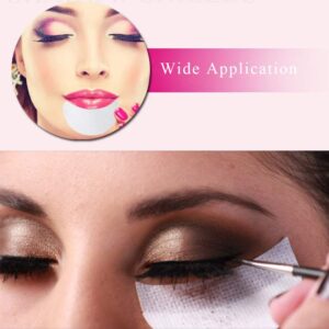 Eyeshadow Stencils, 120 Pcs Eyeshadow Shield, Professional Lint Free Under Eye Eyeshadow Gel Pad Patches For Eyelash Extensions, Lip Makeup