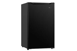 danby dcr044b1bm-6 4.4 cu.ft. compact refrigerator with chiller-mini fridge for bar, dorm, basement, den, kitchen, or living room, black