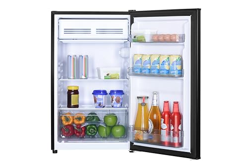 Danby DCR044B1BM-6 4.4 Cu.Ft. Compact Refrigerator with Chiller-Mini Fridge for Bar, Dorm, Basement, Den, Kitchen, or Living Room, Black