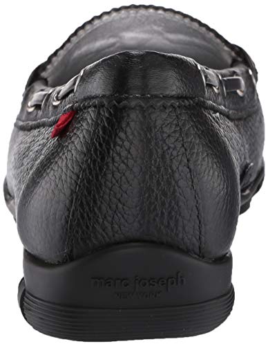 MARC JOSEPH NEW YORK Women's Leather Made in Brazil Spring Street Golf Shoe, Black Tumbled Grainy, 11 M US