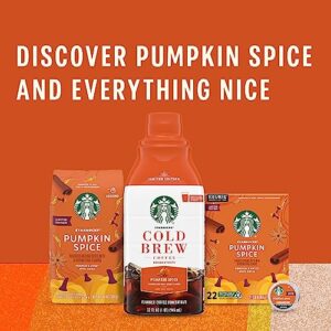 Starbucks K-Cup Coffee Pods—Pumpkin Spice Flavored Coffee—100% Arabica—Naturally Flavored—1 box (32 pods)