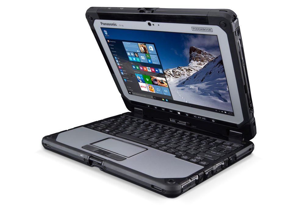 Panasonic Toughbook CF-20, Intel m5-6Y57 1.10GHz, 10.1 WUXGA Multi Touch, 8GB, 256GB SSD, Wifi, Bluetooth, Webcam, LTE, Windows 10 Pro (Renewed)