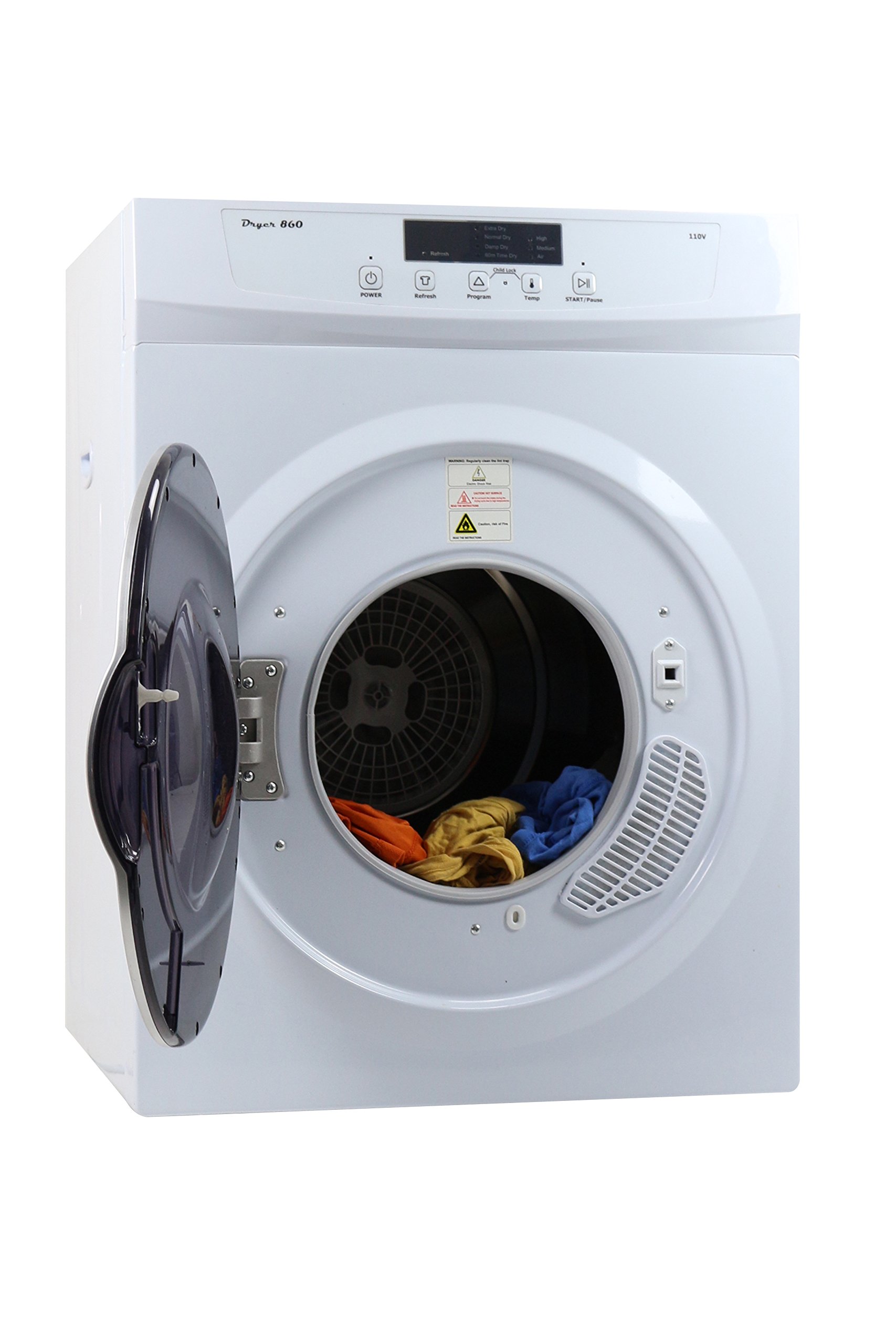 Equator ED860 Compact 3.5cu.ft. Dryer-Sensor Dry/Refresh function