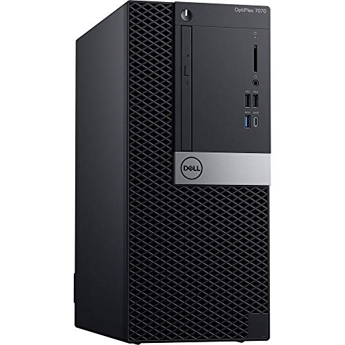 Dell OptiPlex 7070 Desktop Computer - Intel Core i7-9700 - 16GB RAM - 256GB SSD - Tower