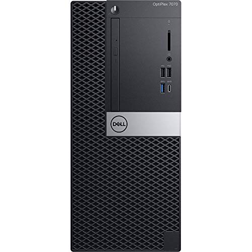 Dell OptiPlex 7070 Desktop Computer - Intel Core i7-9700 - 16GB RAM - 256GB SSD - Tower