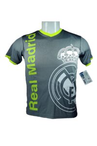 rhinox group compatible with real madrid official soccer youth poly jersey -05 ys black