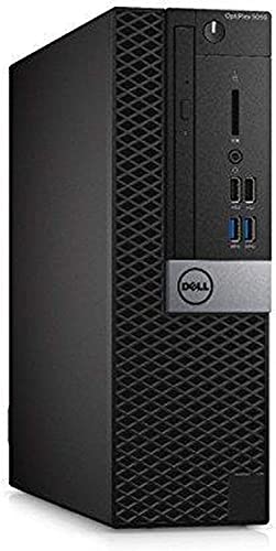 Dell OptiPlex 5050 Small Form Factor Desktop, Intel Core i5-6500, 16GB DDR4 RAM, 256GB SSD, Windows 10 Pro Black (Renewed)