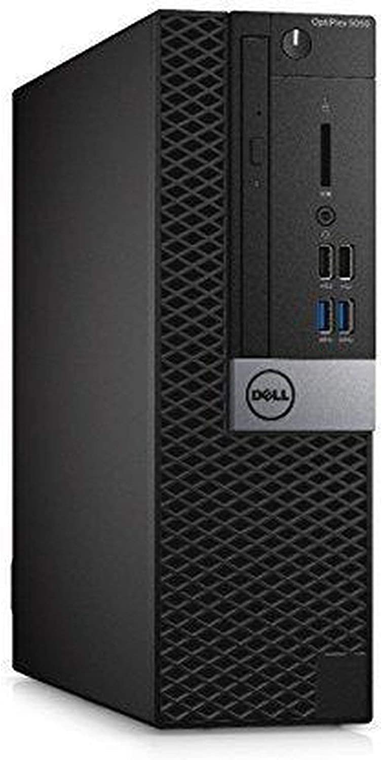 Dell OptiPlex 5050 Small Form Factor Desktop, Intel Core i5-6500, 16GB DDR4 RAM, 256GB SSD, Windows 10 Pro Black (Renewed)