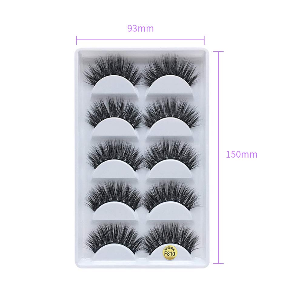 HIPRETTYUS 15 Pairs 3D Mink False Lashes, Wholesale Handmade Reusable 3D Faux Mink Fake Eyelashes, Wispy Long Full Natural Pack…