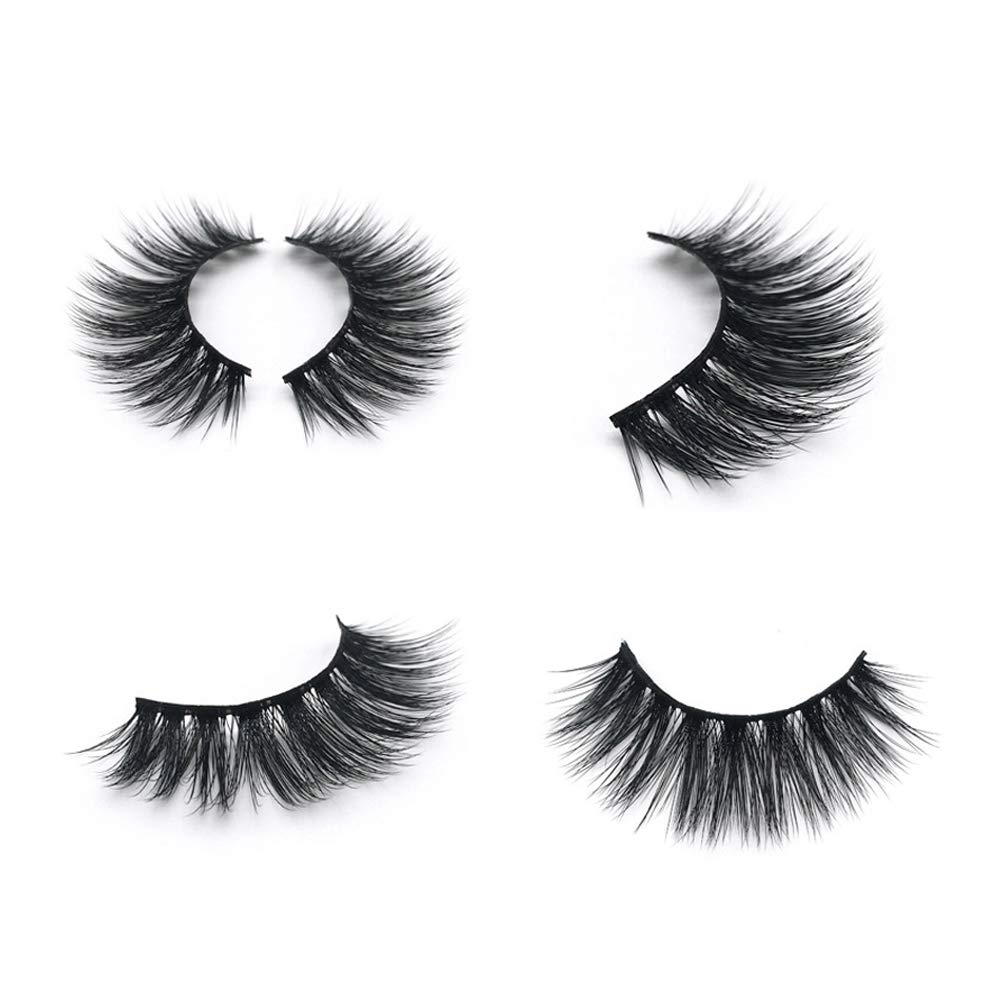 HIPRETTYUS 15 Pairs 3D Mink False Lashes, Wholesale Handmade Reusable 3D Faux Mink Fake Eyelashes, Wispy Long Full Natural Pack…