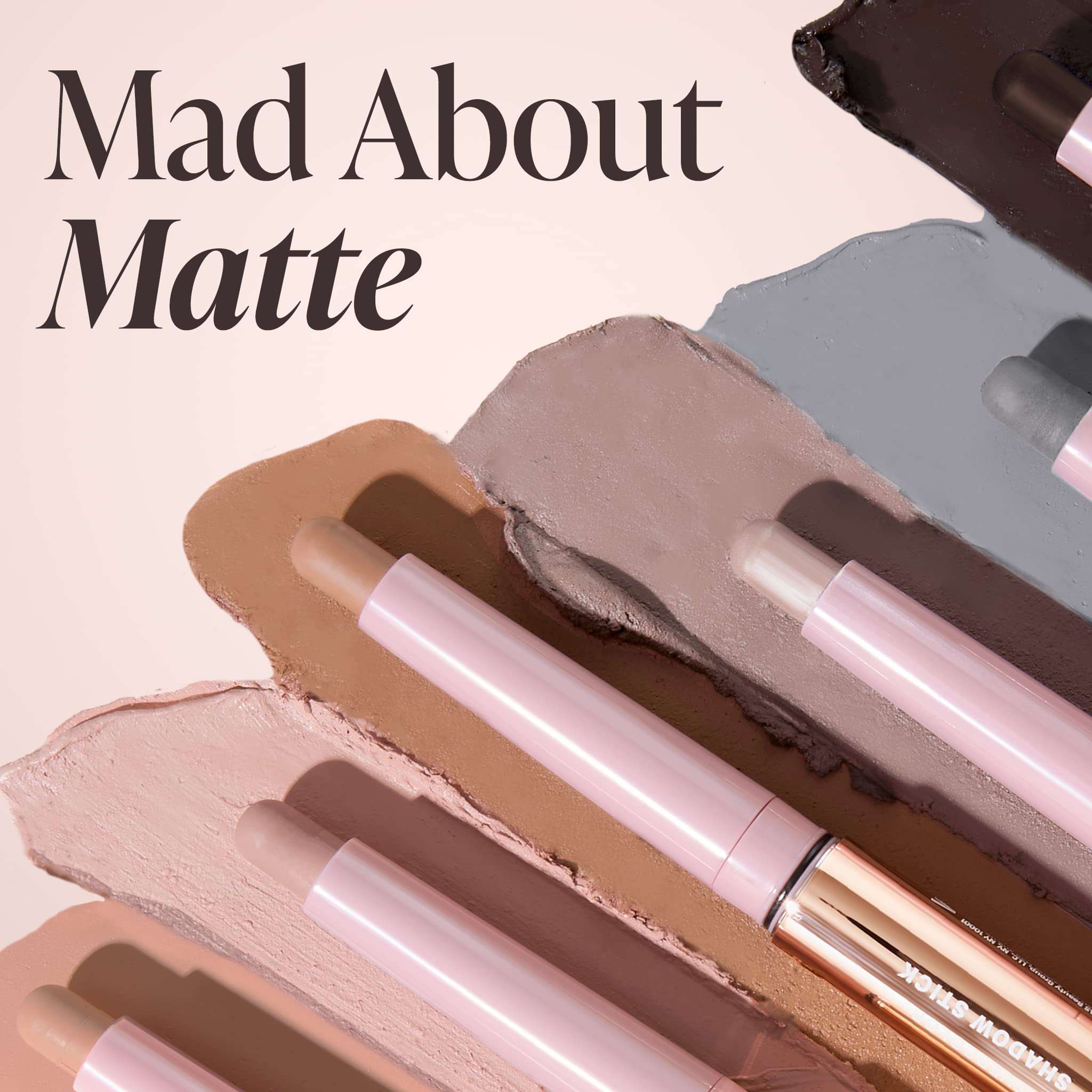 Mally Beauty Evercolor Eyeshadow Stick - Timeless Taupe Matte - Waterproof and Crease-Proof Formula - Easy-to-Apply Buildable Color - Cream Shadow Stick