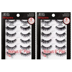 ardell multipack demi wispies false lashes 6 pairs x 2 pack
