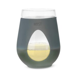 Host Revive Wine Glass Drinkware, 8 oz, Grey