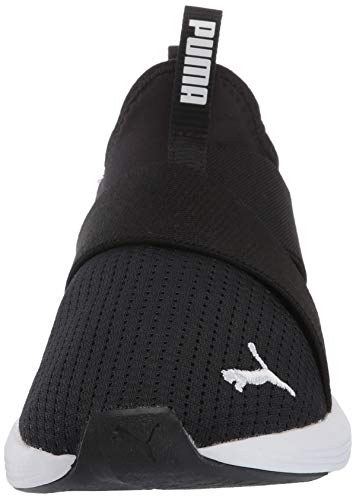 PUMA Women's PROWL SLIP-ON Sneaker, Puma Black-Puma White, 8.5