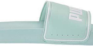 PUMA Leadcat Slide Sandal, Mist Green White Silver, 7 M US