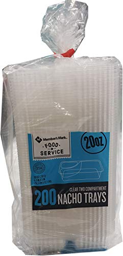 Member's Mark Clear Nacho Tray, 200 Count