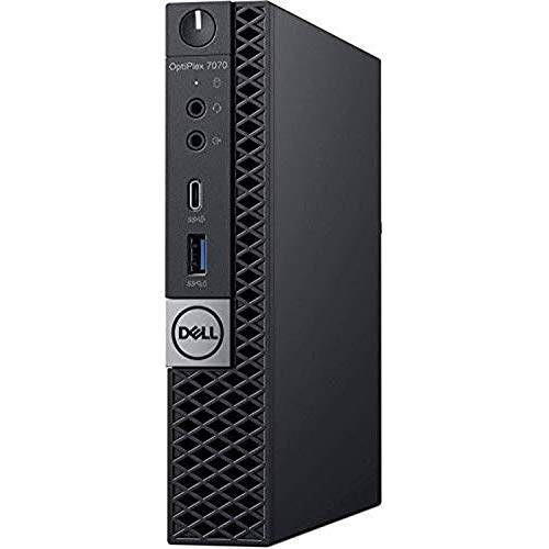 Dell OptiPlex 7070 Desktop Computer - Intel Core i7-9700T - 16GB RAM - 256GB SSD - Micro PC, Windows 10 Pro