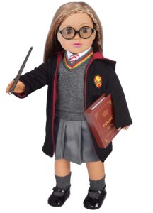 magic school uniform inspired costume doll clothes clothing outfits accessories set 10 pcs for 18 inch girl dolls