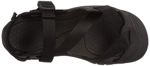 KEEN Women's Zerraport 2 Closed Toe Lightweight Sport Fashion Sandal, Black/Black, 7