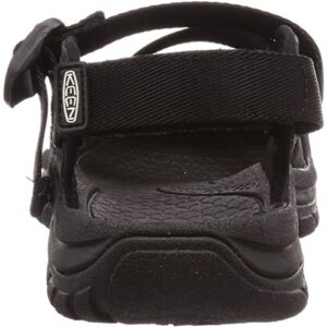 KEEN Women's Zerraport 2 Closed Toe Lightweight Sport Fashion Sandal, Black/Black, 7