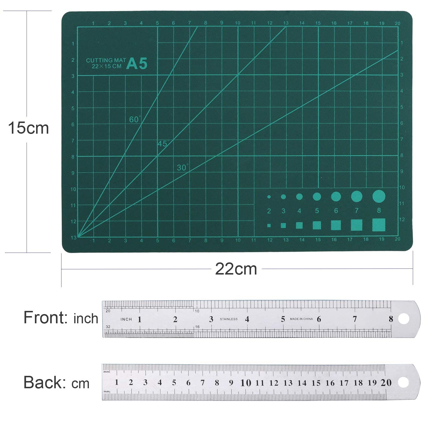 125 PCS Precision Hobby Knife Kit,110 PCS Carving Blades with 2 Handles, 11PCS SK5 Art Blades with 1 Handles, Cutting Board, Steel Rule, Craft Knife Set for DIY Art Work, Scrapbook.