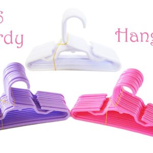 MBD 36 Pack Sturdy Hangers for 18 Inch Girl Doll Clothes- 18 Inch Doll Clothes Hanger