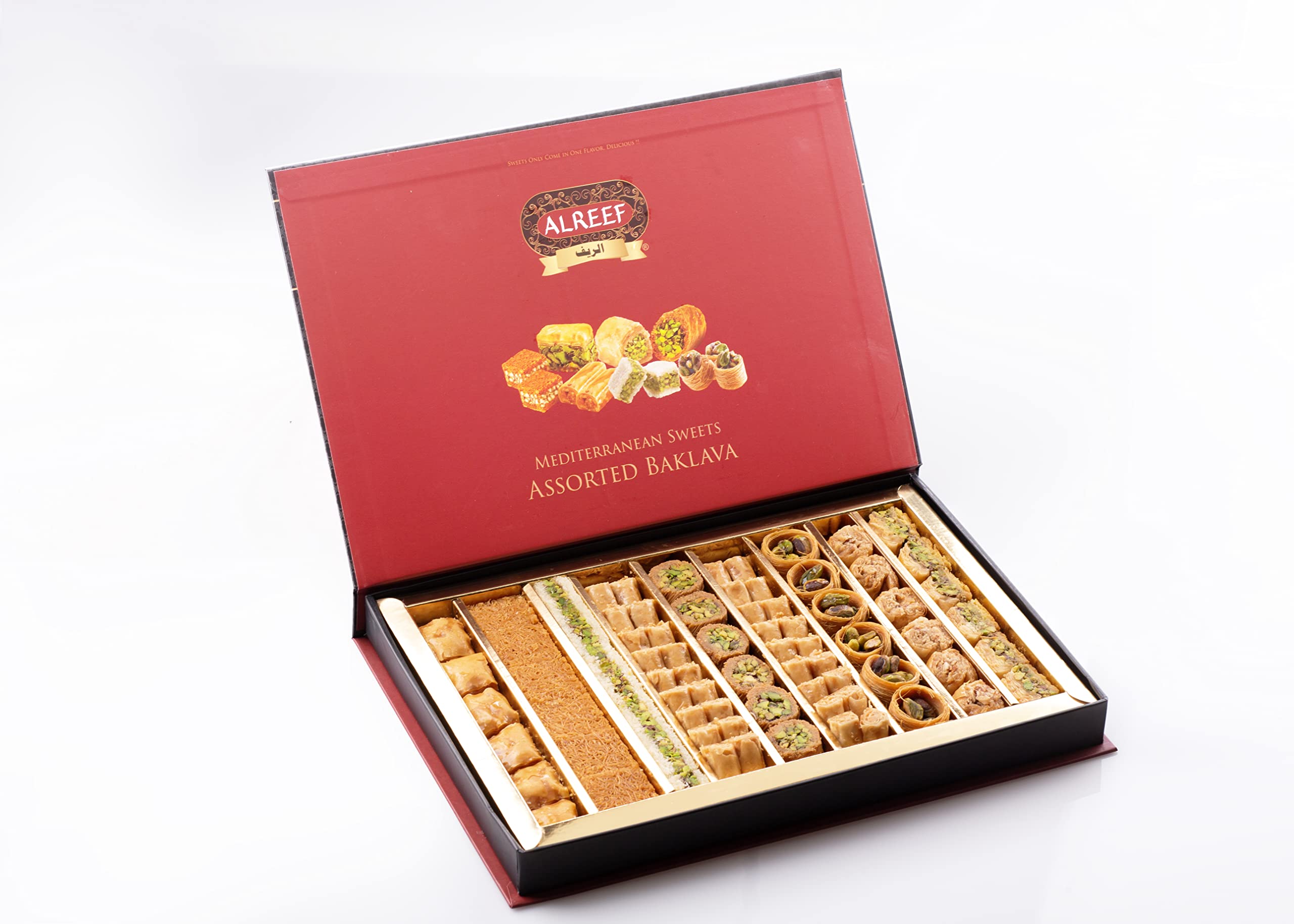 Alreef Assorted Mediterranean Baklava 800g (70-80PCS)