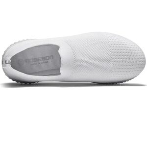 LANCROP Women's Walking Nurse Shoes - Mesh Slip on Comfortable Sneakers 9.5 US, Label 41 All White