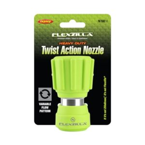 Flexzilla Garden Hose Nozzle - Heavy Duty Twist Action, NFZG62, ZillaGreen™