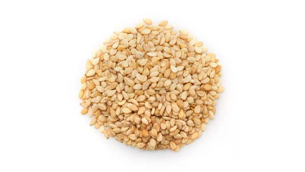 Yupik Whole Sesame Seeds 2.2 lb, Natural, Unhulled, Gluten-Free, Kosher, Vegan, Raw, Source of Protein, Fiber & Iron, Cholesterol-free, Sugar-free, Low-Carb, Pack of 1