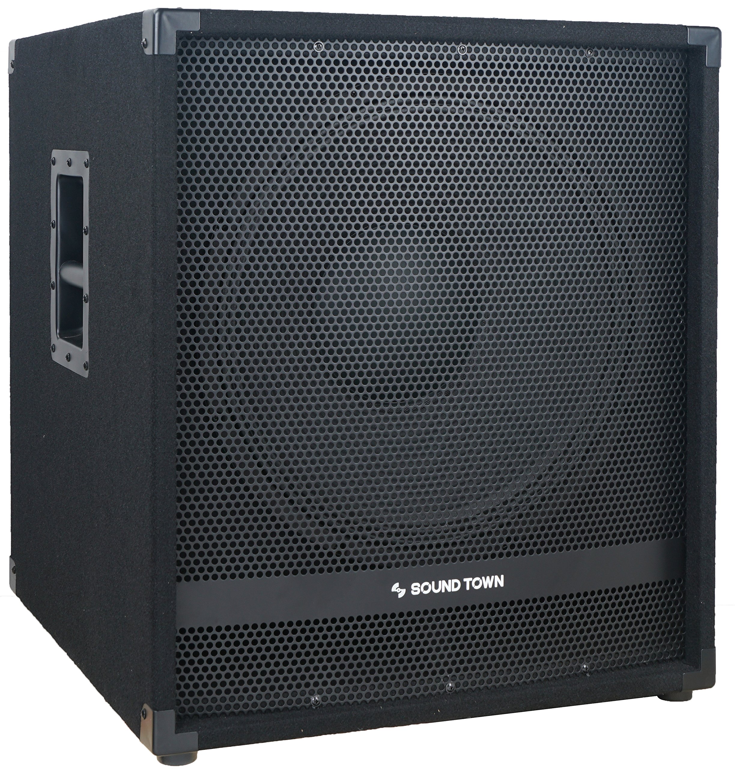 Sound Town Pair of 18” 2400 Watts Powered Subwoofers with Class-D Amplifier, 4-inch Voice Coil, 100 oz Magnet (METIS-18SDPW-PAIR)