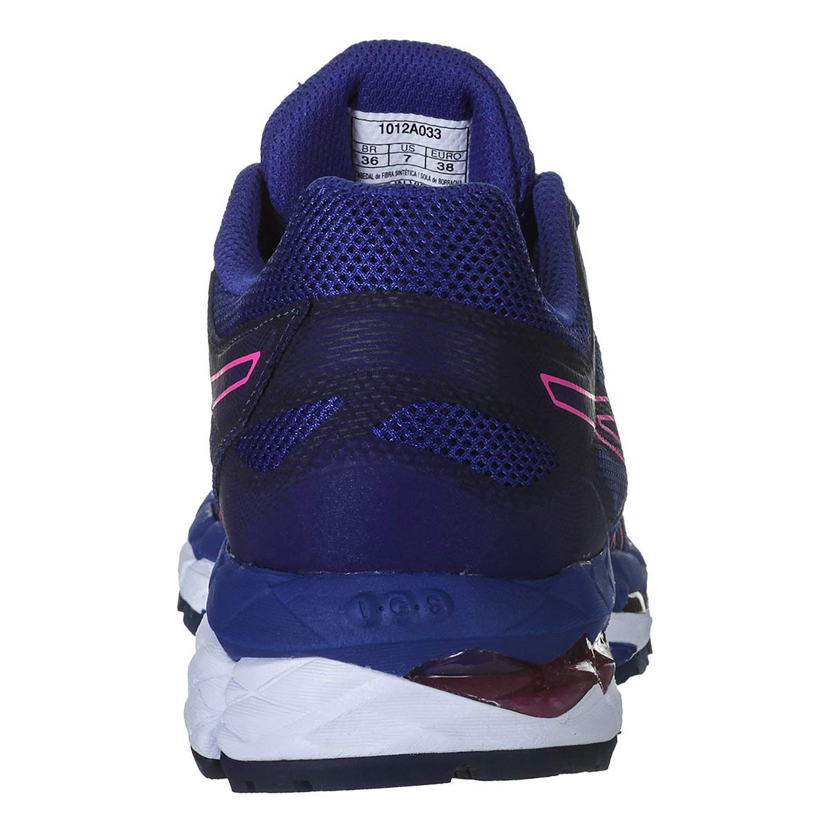 ASICS Gel-Superion 2 Womens Running Trainers 1012A033 Sneakers Shoes (UK 7.5 US 9.5 EU 41.5, Monaco Blue Pink 401)