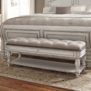 Liberty Furniture Industries Bed Bench, W54 x D18 x H20, White