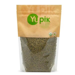 yupik organic mung beans, 2.2 lb, non-gmo, vegan, gluten-free, pack of 1